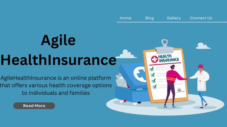 AgileHealthInsurance is an online platform that offers various health coverage options to individuals and families